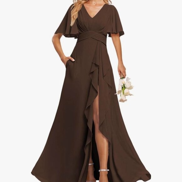 Dresses & Skirts - Dark/Chocolate Brown Bridesmaid Dress